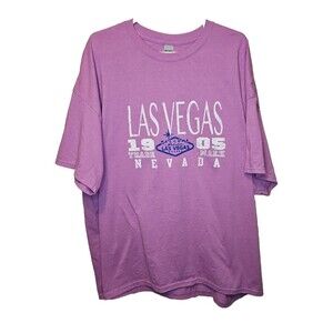 Las Vegas Nevada Womens 3XL Pink Welcome To Fabulous Las Vegas 1905 Top T Shirt